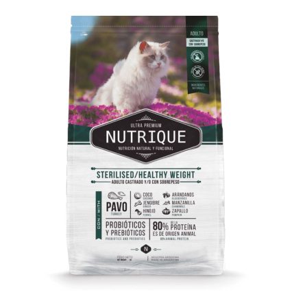 Nutrique Young Adult Cat Sterilised x 7,5 kg